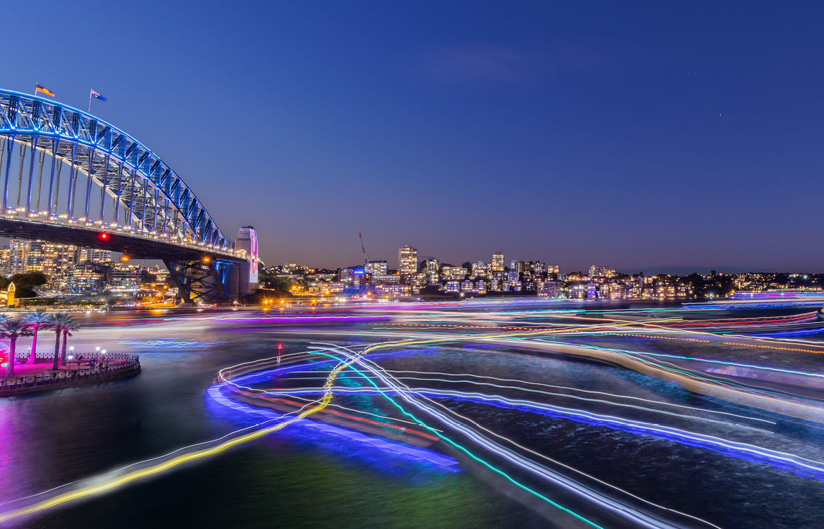 Vivid Sydney Harbour Bridge Sydney Opera House